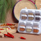 Multicolor Spices Rack - 6 Pcs Kitchen Organizer
